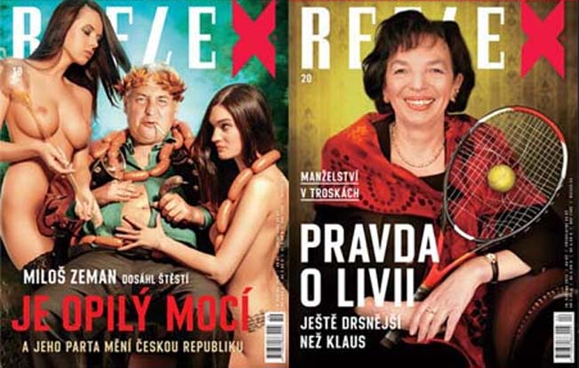 Týdeník Reflex pod vedením Pavla Šafra proslul kontroverzními obálkami