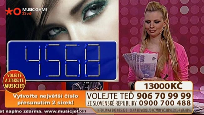 Noční hru se sirkami vysílá společně s Active TV i hudební televize Óčko. Foto: repro Óčko TV