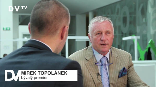 Martin Veselovský v rozhovoru s expremiérem Mirkem Topolánkem