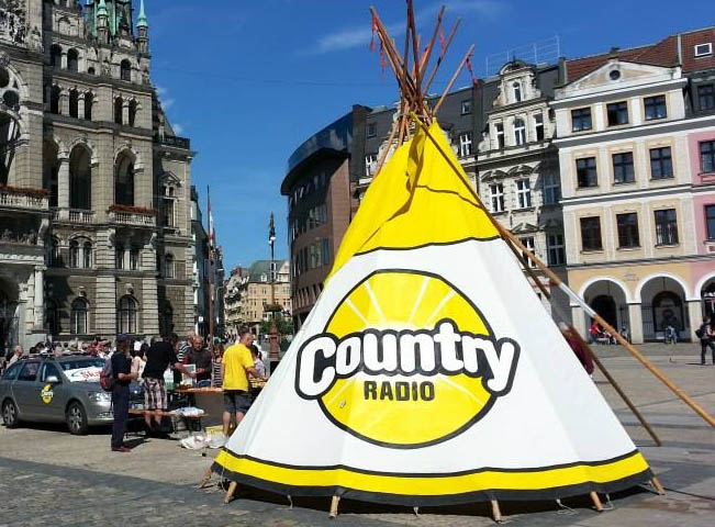 Promoakce Country rádia v regionech, ilustrační foto Country rádio
