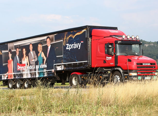 Prima roadshow 2015 kamion, foto: FTV Prima