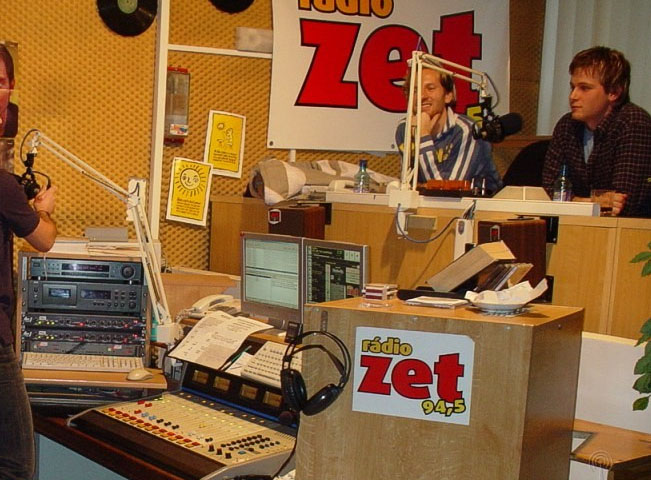 Studio někdejšího Rádia ZET v Žiliné. Archivní fotografie, zdroj: Radia.sk