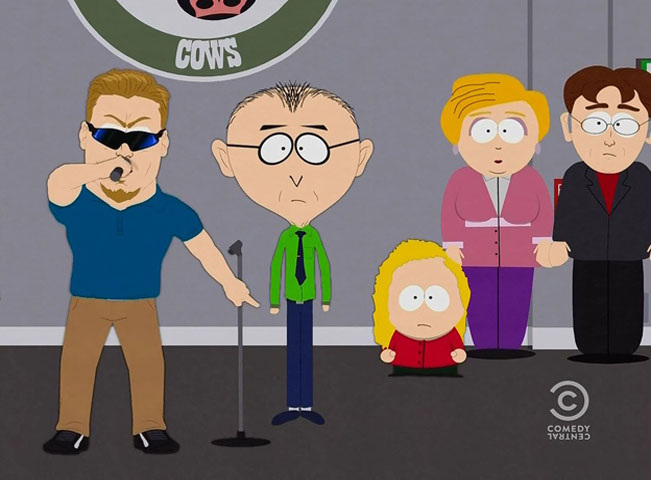 Novou postavou Městečka South Park je v 19. sérii "korektní ředitel" - vlevo. Zdroj: Prima Comedy Central / VIMN