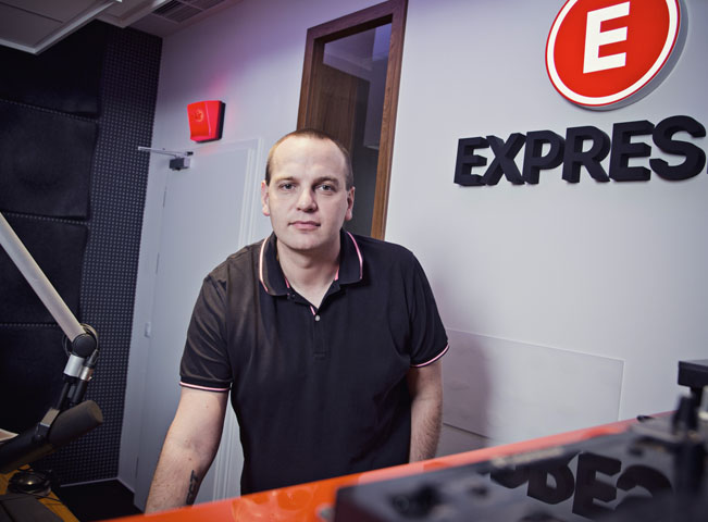 Filip Žemlička, programový ředitel rádia Expres FM. Foto: Jana Kusalová