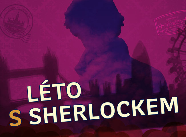 Vizuál projektu Léto s Sherlockem. Zdroj: Český rozhlas