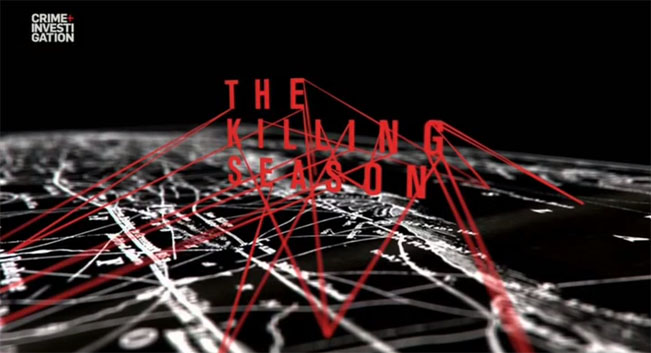 Seriál Vražedná sezona (Killing Season) na Crime&Investigation. Ilustrační screenshot