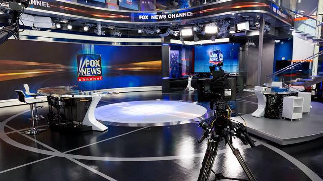 Multifunkční studio FOX News po rekonstrukci v roce 2016. Zdroj: Facebook profil FOX News Channel
