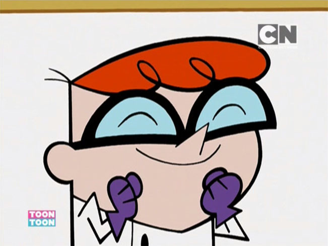 Dexter's Laboratory. Jeden z ikonických pořadů stanice Cartoon Network v 90. letech. Zdroj: screenshot z vysílání