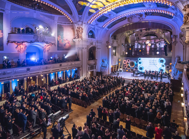 Ceny Classic Prague Awards se předávaly v sobotu 20. ledna v pražském Obecním domě. Ilustrační foto poskytla společnost Voice of Prague