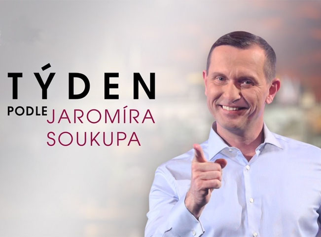 Jaromír Soukup v novém pořadu televize Barrandov - Týden podle Jaromíra Soukupa