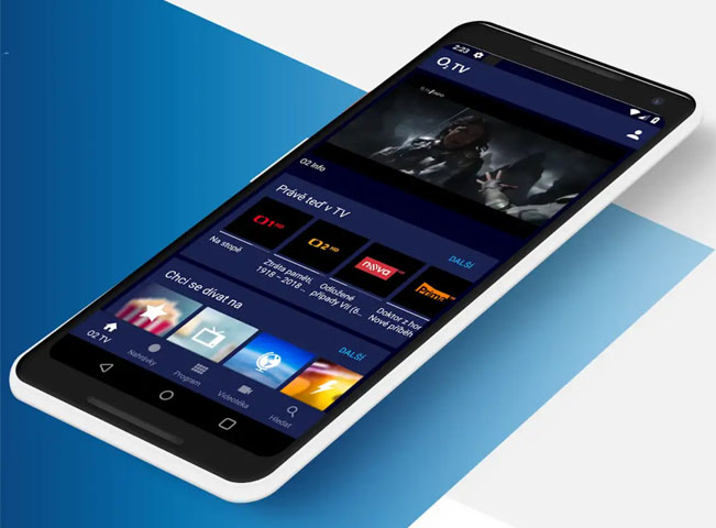 Screenshot aplikace O2 TV, zdroj: Google Play
