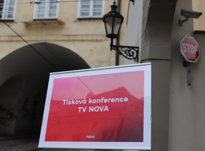 Tisková konference skupiny Nova, autor fotografie: Martin Petera