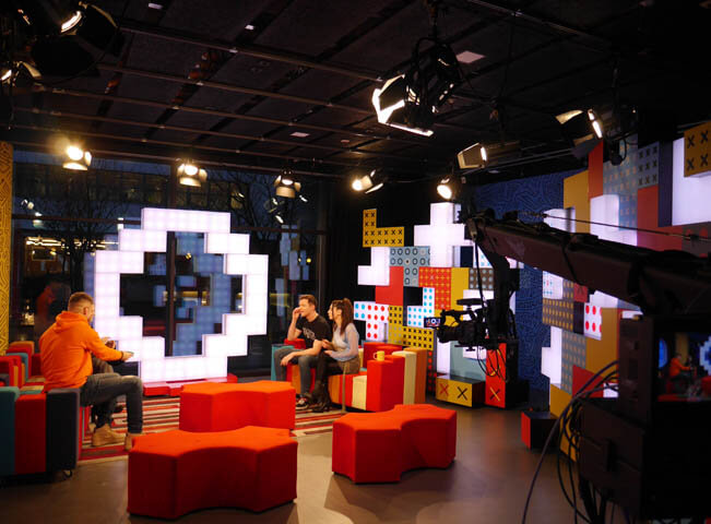 Pohled do studia TV ÓČKO. Zdroj: Stanice O