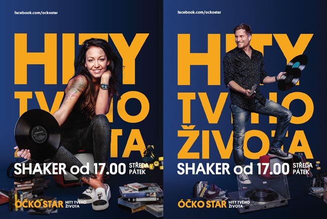 Agáta Hanychová a Tomáš Zástěra v pořadu SHAKER televize ÓČKO STAR. Zdroj foto: Mafra