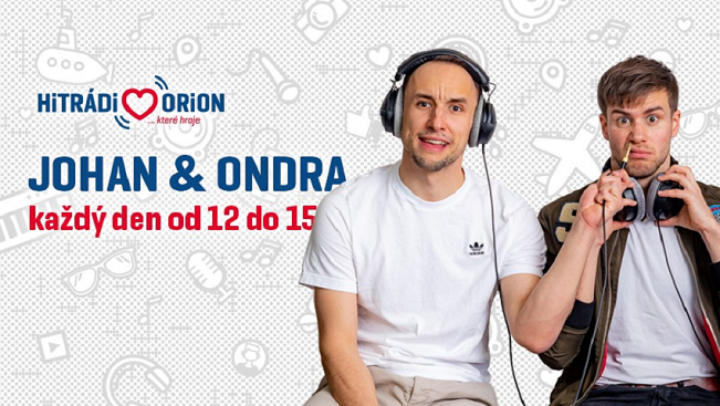 Johan a Ondra – polední show na Hitrádiu