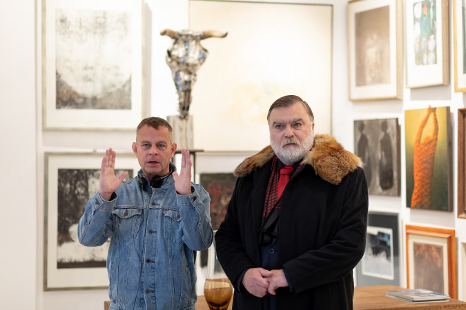 Natáčení prvního dílu detektivek Hlava Medúzy v Brně 21. října  2019.