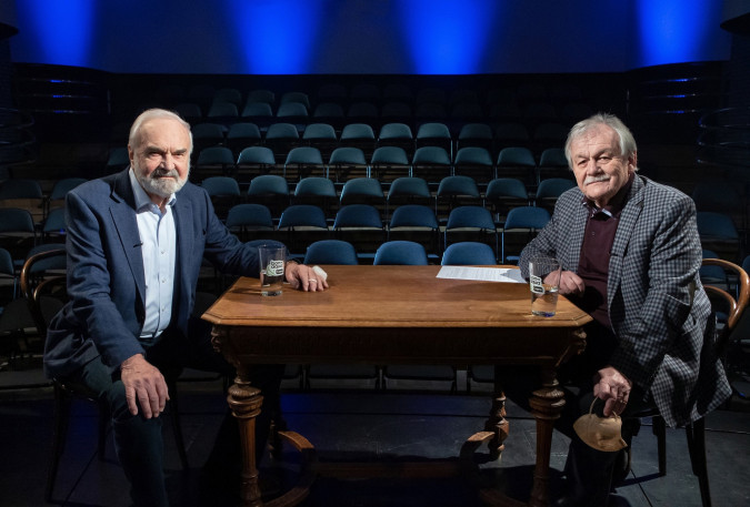 Koronapárty - Minišou Karla Šípa, pořad natáčený Českou televizí dne 2. 3. 2021 v divadle Semafor v Praze 6.