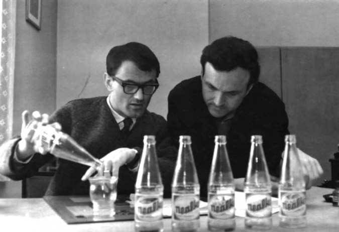 ČRo2_Vinárna U Pavouka_Jiří Šebánek a Zdeněk Svěrák_foto_archiv ČRo