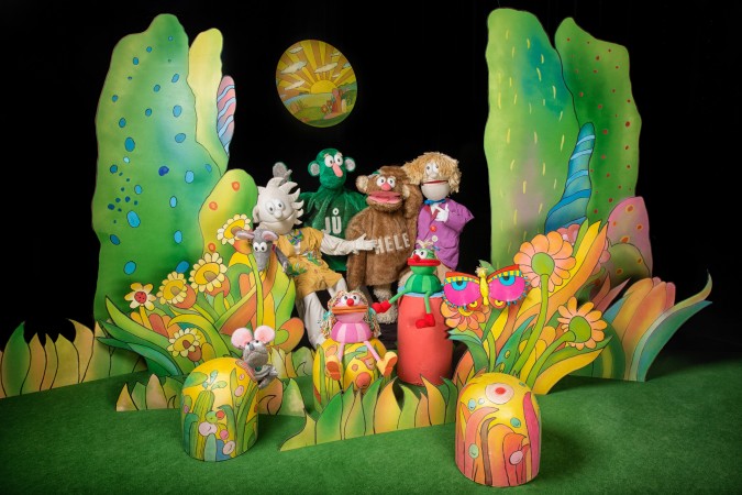 V budově České televize v Praze se uskutečnilo natáčení pořadu pro děti Studio kamarád.