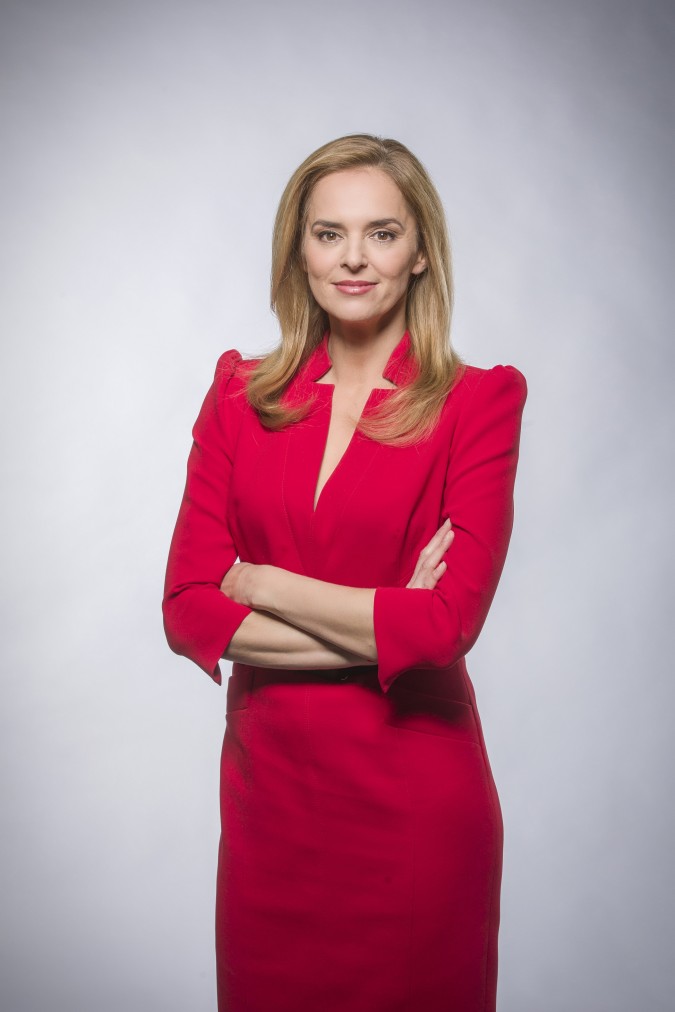 Ve fotostudiu České televize v Praze se uskutečnilo fotografování moderátorů pořadu Události.