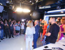 Osobnosti ve zpravodajském studiu TV Prima. Ilustrační foto, zdroj: FTV Prima
