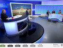 Pohled na volební studio TV Nova. Screenshot RadioTV.cz
