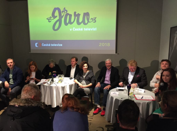 Tisková konference České televize k jarní sezóně 2018 v Café Louvre, autor: Martin Petera