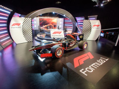 Nové studio k přenosům Formule 1 na stanicích Sport1 a Sport2. Fotografii poskytla skupina AMC Networks International Central and Northern Europe