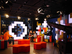 Pohled do studia TV ÓČKO. Zdroj: Stanice O